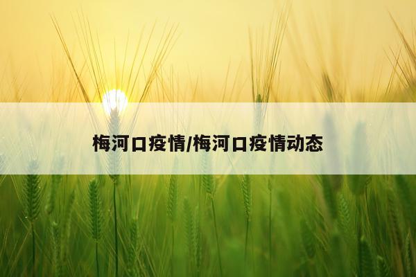 梅河口疫情/梅河口疫情动态