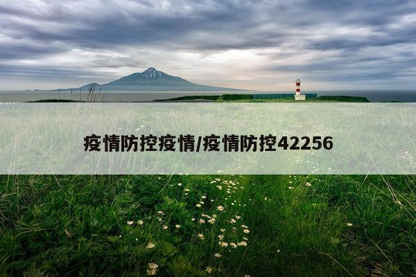 疫情防控疫情/疫情防控42256