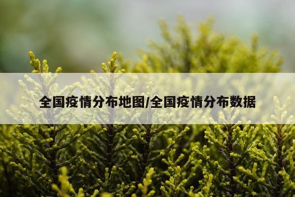 全国疫情分布地图/全国疫情分布数据
