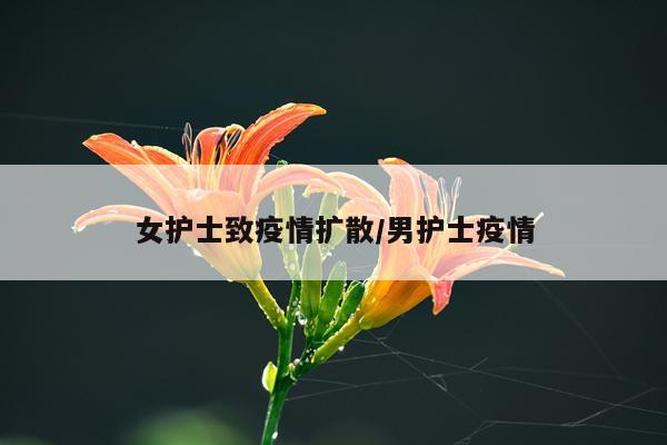 女护士致疫情扩散/男护士疫情