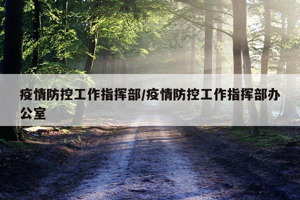 疫情防控工作指挥部/疫情防控工作指挥部办公室