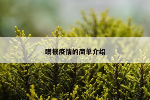瞒报疫情的简单介绍
