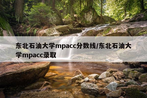 东北石油大学mpacc分数线/东北石油大学mpacc录取