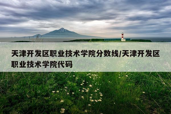 天津开发区职业技术学院分数线/天津开发区职业技术学院代码
