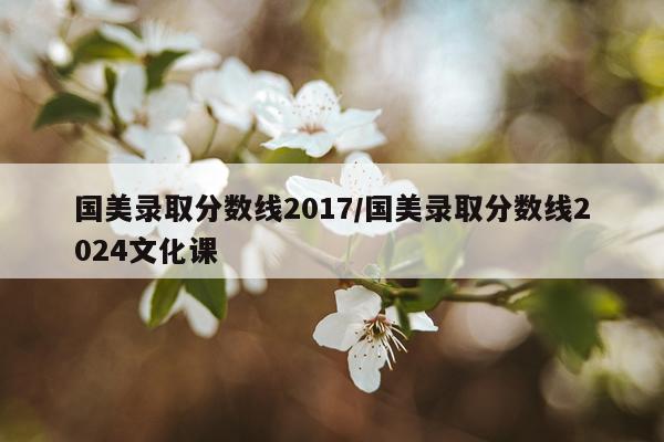 国美录取分数线2017/国美录取分数线2024文化课