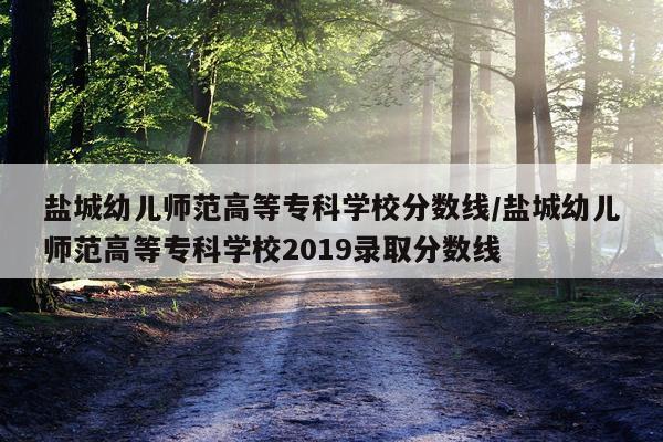 盐城幼儿师范高等专科学校分数线/盐城幼儿师范高等专科学校2019录取分数线