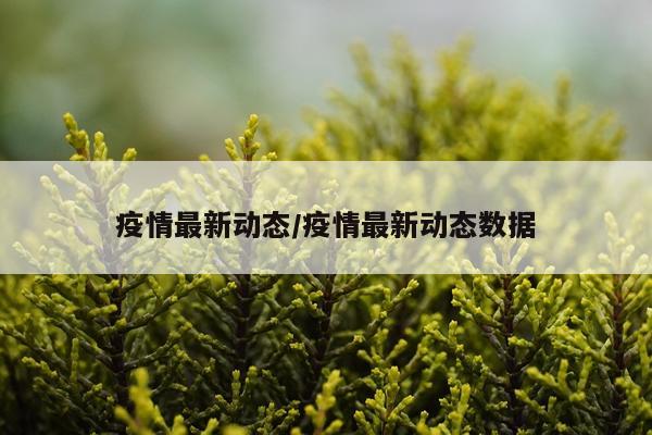 疫情最新动态/疫情最新动态数据