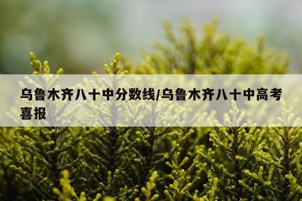 乌鲁木齐八十中分数线/乌鲁木齐八十中高考喜报