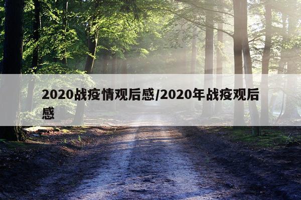 2020战疫情观后感/2020年战疫观后感