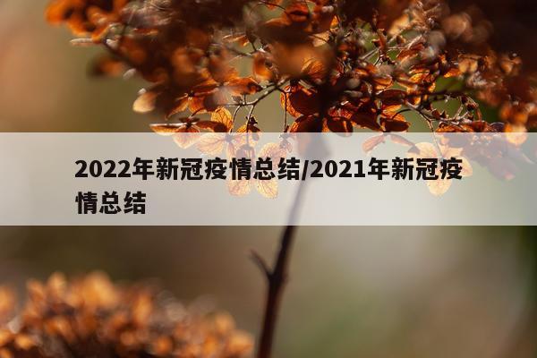2022年新冠疫情总结/2021年新冠疫情总结