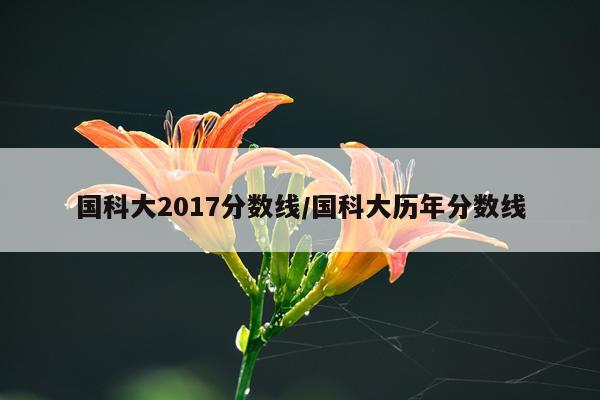 国科大2017分数线/国科大历年分数线