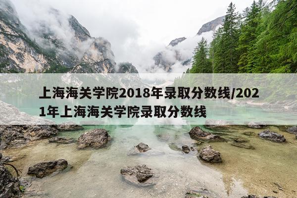 上海海关学院2018年录取分数线/2021年上海海关学院录取分数线
