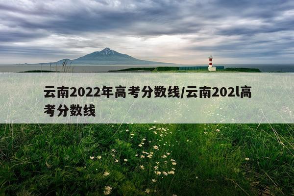云南2022年高考分数线/云南202l高考分数线
