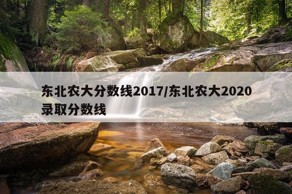东北农大分数线2017/东北农大2020录取分数线