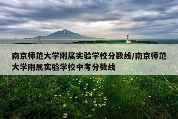 南京师范大学附属实验学校分数线/南京师范大学附属实验学校中考分数线