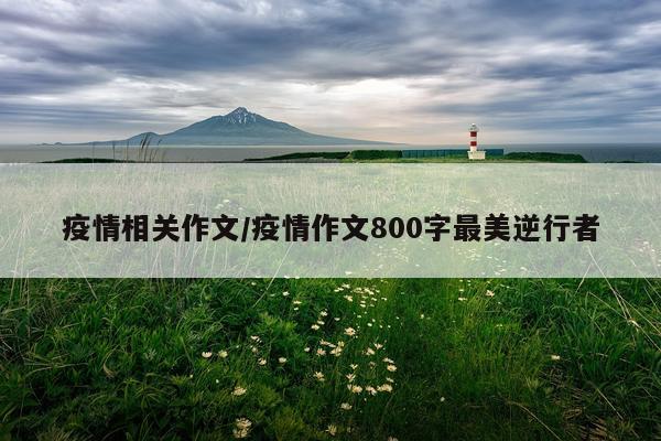 疫情相关作文/疫情作文800字最美逆行者