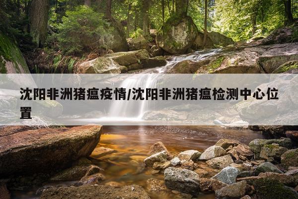 沈阳非洲猪瘟疫情/沈阳非洲猪瘟检测中心位置