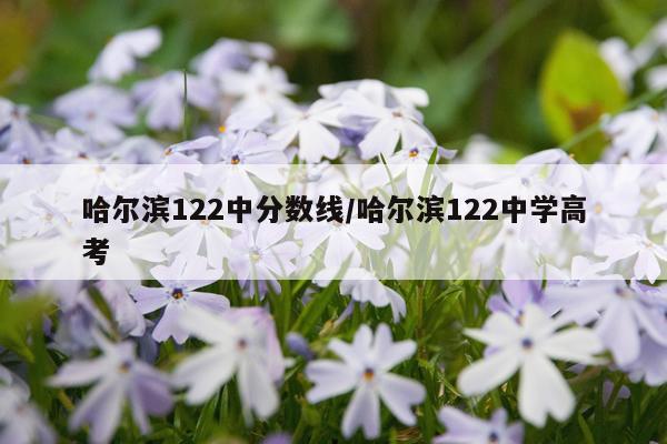 哈尔滨122中分数线/哈尔滨122中学高考