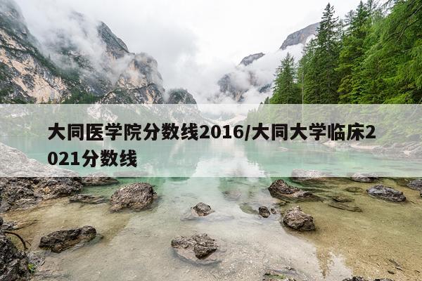 大同医学院分数线2016/大同大学临床2021分数线