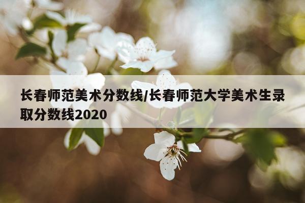 长春师范美术分数线/长春师范大学美术生录取分数线2020
