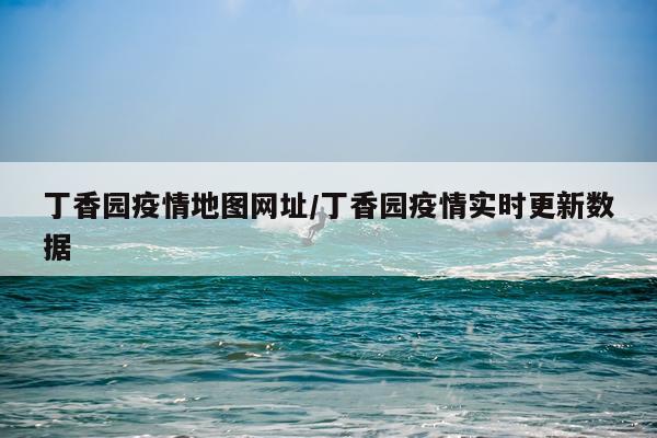 丁香园疫情地图网址/丁香园疫情实时更新数据