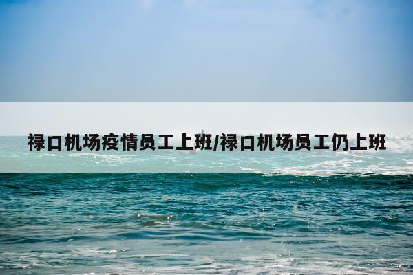 禄口机场疫情员工上班/禄口机场员工仍上班