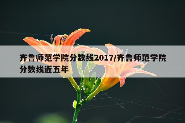 齐鲁师范学院分数线2017/齐鲁师范学院分数线近五年