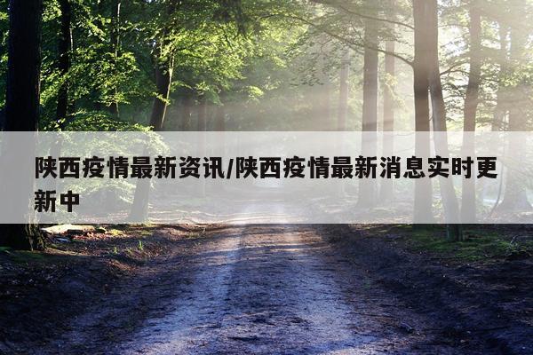 陕西疫情最新资讯/陕西疫情最新消息实时更新中