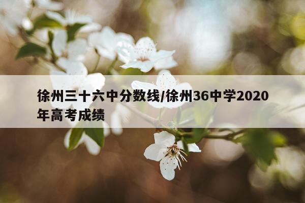 徐州三十六中分数线/徐州36中学2020年高考成绩