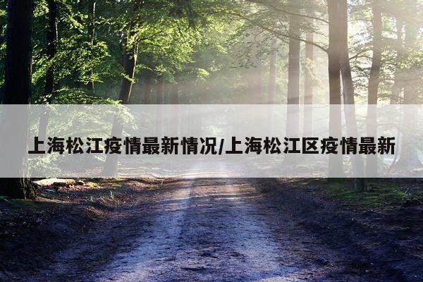 上海松江疫情最新情况/上海松江区疫情最新