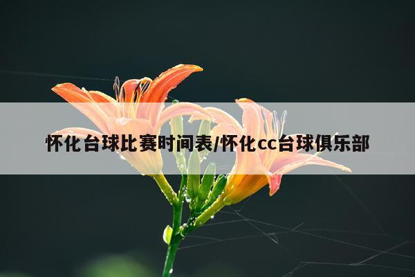 怀化台球比赛时间表/怀化cc台球俱乐部
