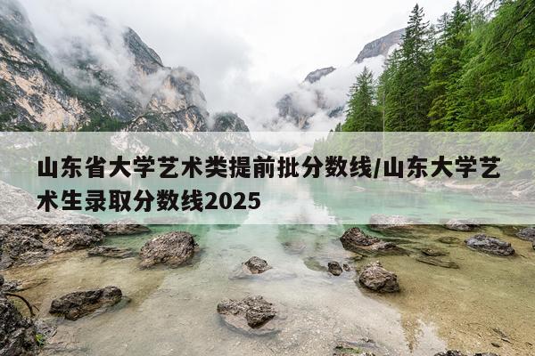 山东省大学艺术类提前批分数线/山东大学艺术生录取分数线2025
