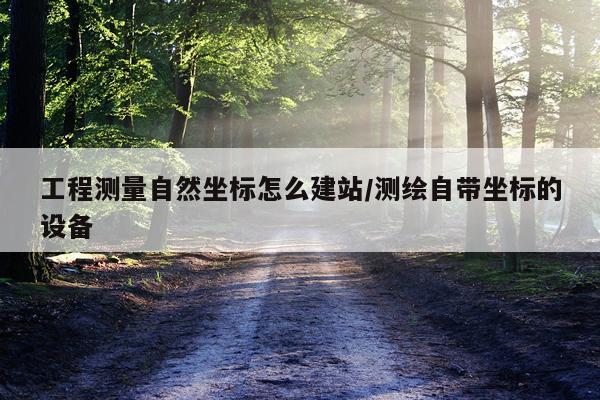 工程测量自然坐标怎么建站/测绘自带坐标的设备
