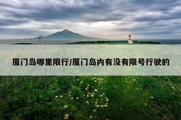 厦门岛哪里限行/厦门岛内有没有限号行驶的