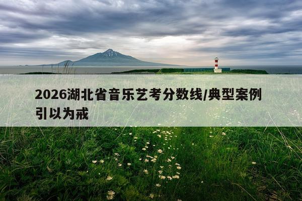 2026湖北省音乐艺考分数线/典型案例 引以为戒