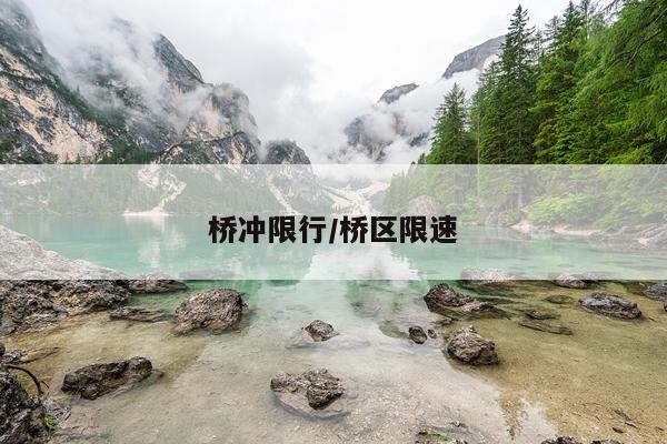 桥冲限行/桥区限速