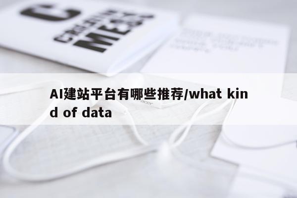 AI建站平台有哪些推荐/what kind of data