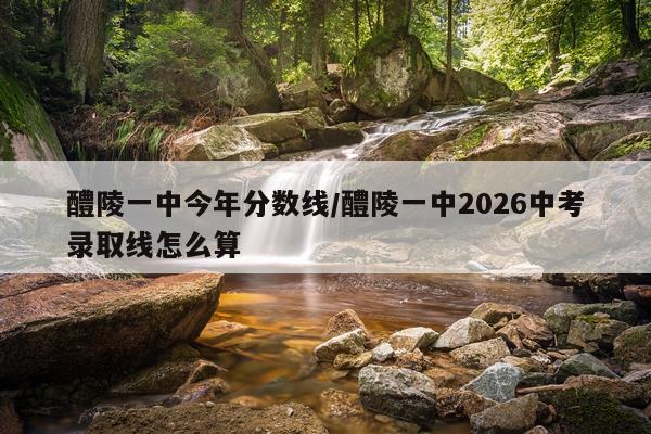 醴陵一中今年分数线/醴陵一中2026中考录取线怎么算