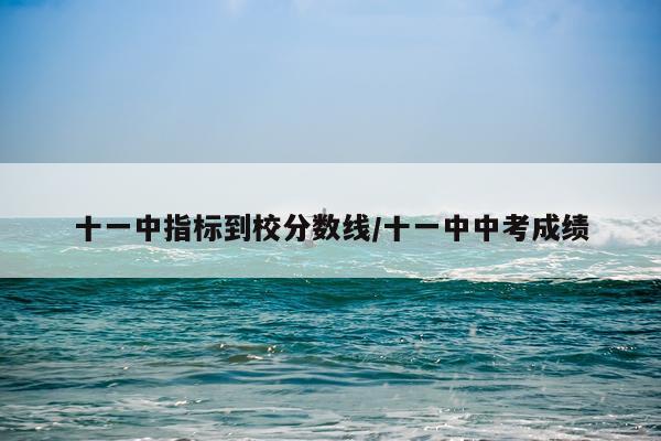 十一中指标到校分数线/十一中中考成绩