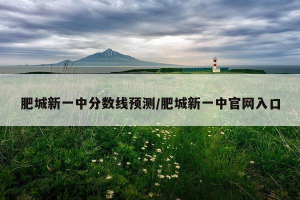 肥城新一中分数线预测/肥城新一中官网入口