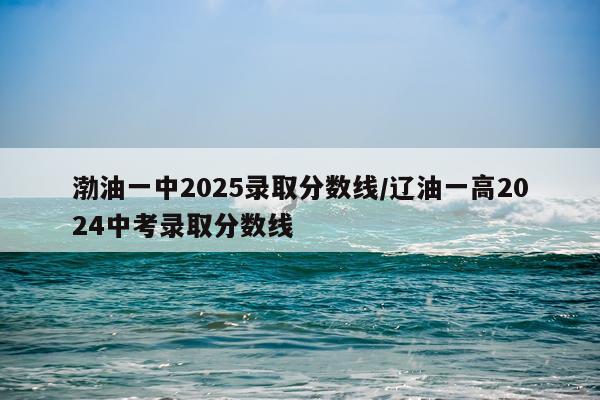 渤油一中2025录取分数线/辽油一高2024中考录取分数线