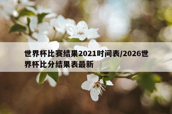 世界杯比赛结果2021时间表/2026世界杯比分结果表最新
